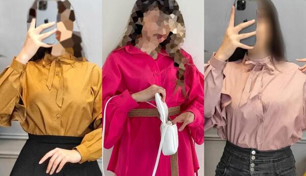 عکس شومیز چین دار