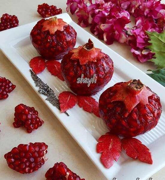 عکس ژله اناری
