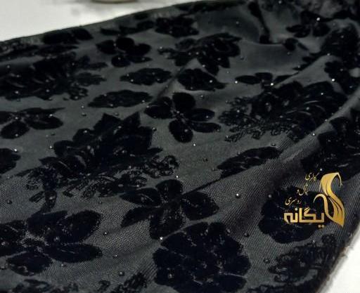 عکس شال مخمل مشکی