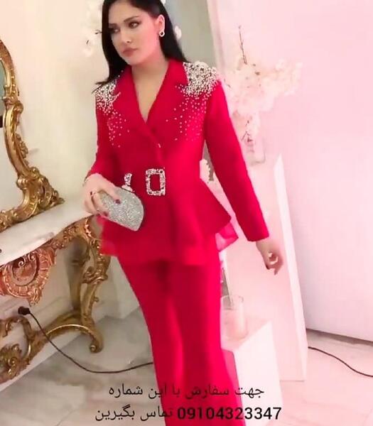 عکس کت و شلوار شیک دخترانه مجلسی
