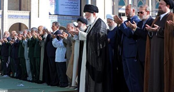 عکس صف اول نماز عید فطر