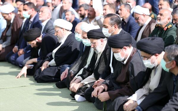 عکس صف اول نماز عید فطر