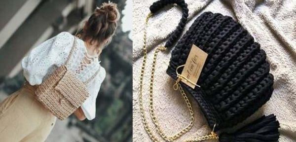 عکس کیف های بافتنی مجلسی
