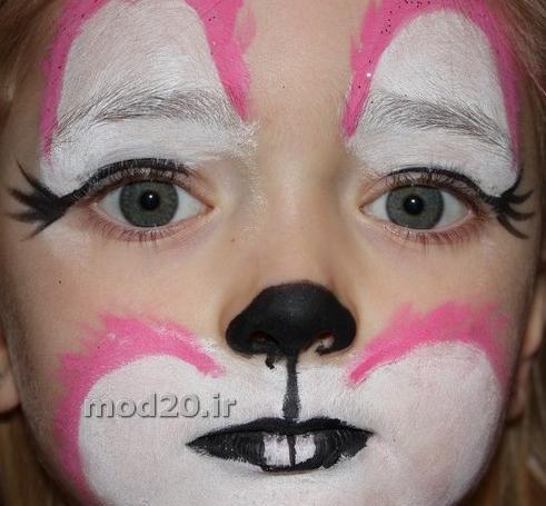 عکس نقاشی روی صورت بچه ها
