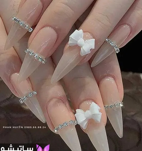 عکس کاشت ناخن برای عقد