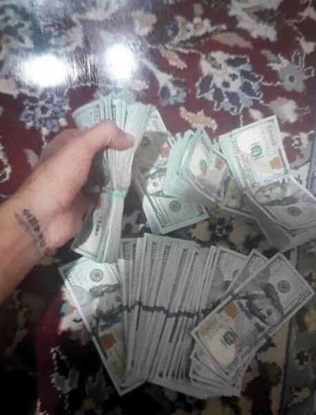 عکس دلار تو دست