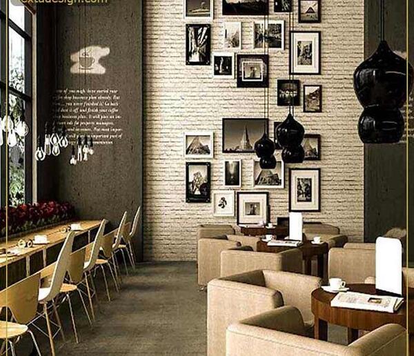 عکس ایده برای دیزاین کافه