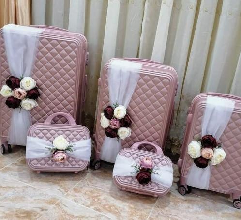 عکس چمدان عروس و داماد