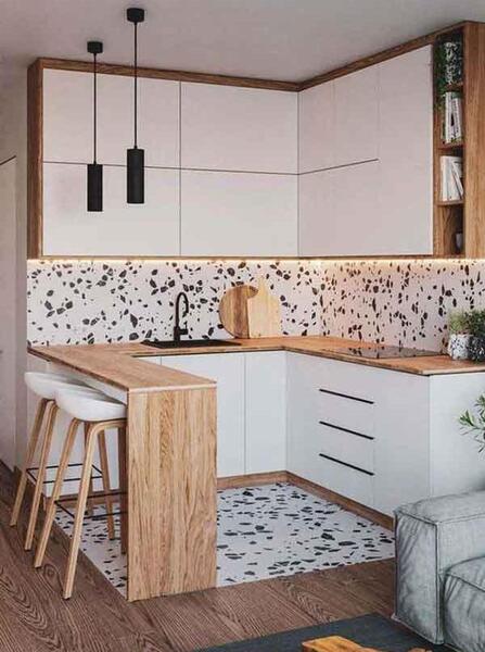عکس دکوراسیون کابینت آشپزخانه