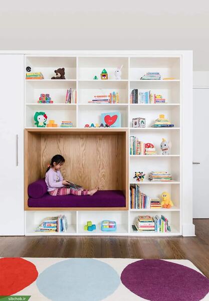 عکس دکوراسیون کتابخانه در منزل