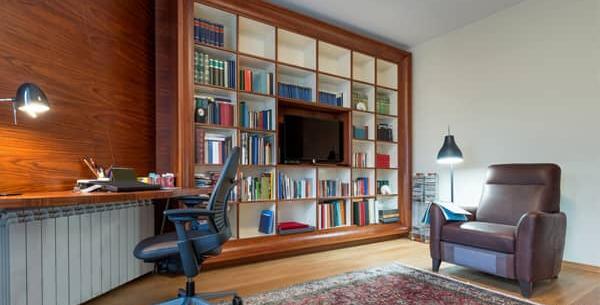 عکس دکوراسیون کتابخانه در منزل