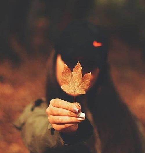 عکس فیک پاییزی دخترانه