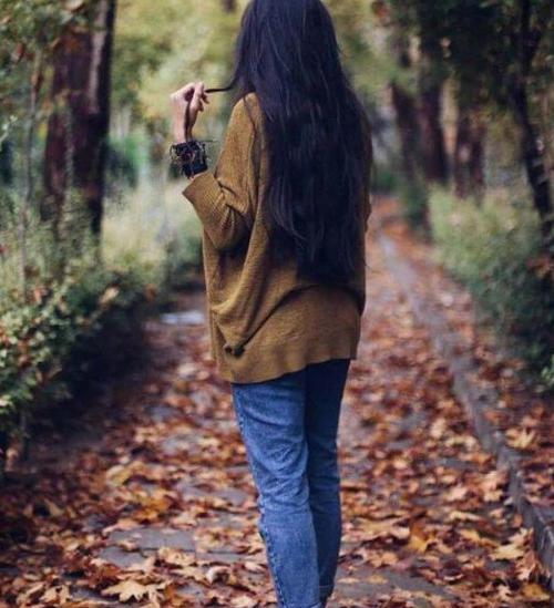 عکس فیک پاییزی دخترانه
