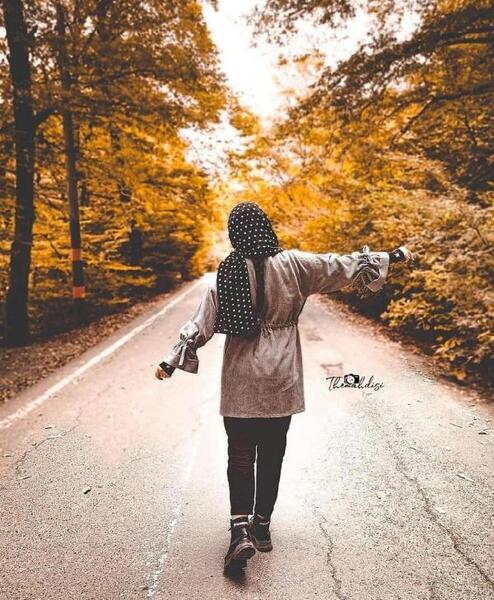 عکس فیک پاییزی دخترانه