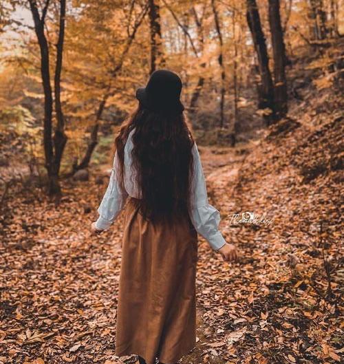 عکس فیک پاییزی دخترانه