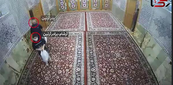 عکس مادر آدرین شهید شاهچراغ