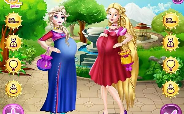 عکس باربی حامله السا