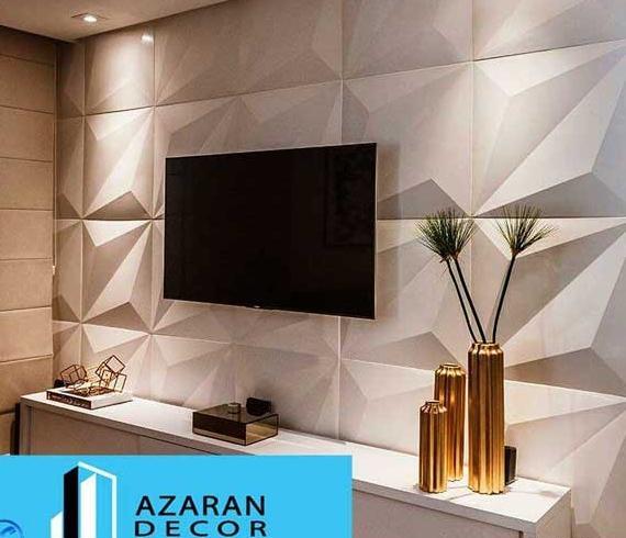 عکس دکوراسیون پشت تی وی
