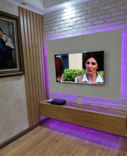 عکس دکوراسیون پشت تی وی