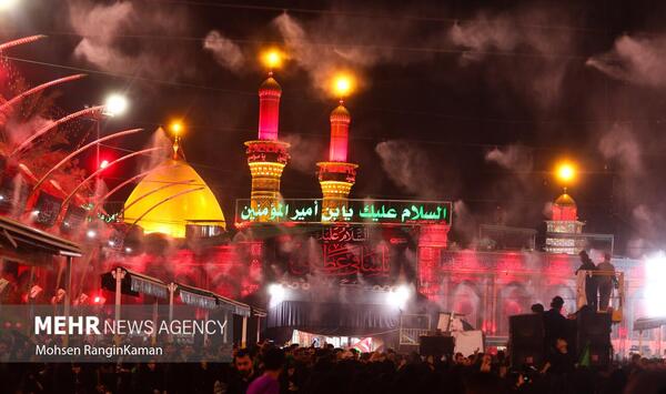 عکس بین الحرمین روضه خوانی