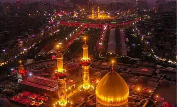 عکس بین الحرمین روضه خوانی