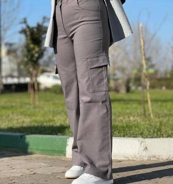 عکس شلوار کارگو مشکی دخترانه