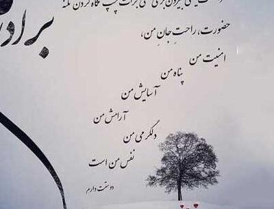 عکس برادر فوت شده