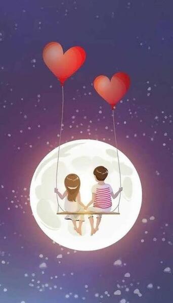 عکس پس زمینه گوشی عاشقانه فانتزی