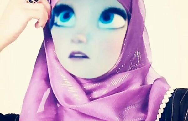 عکس السا چادری