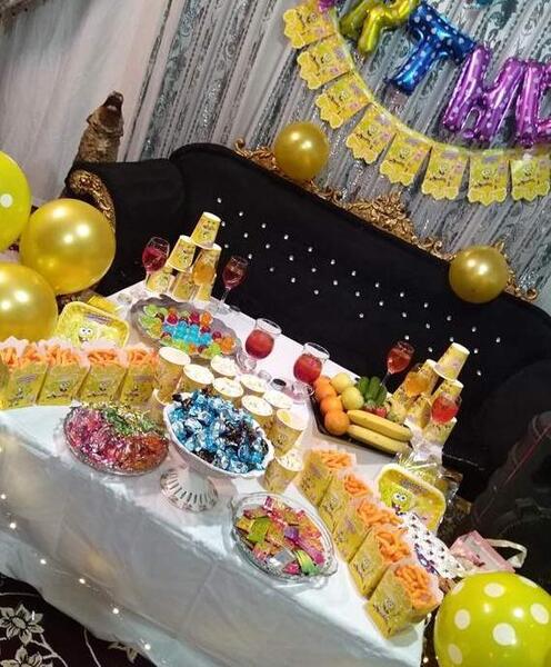 عکس سفره تولد