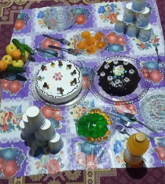 عکس سفره تولد