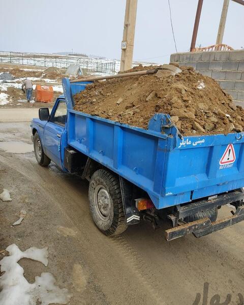 عکس نیسان کمپرسی نخاله