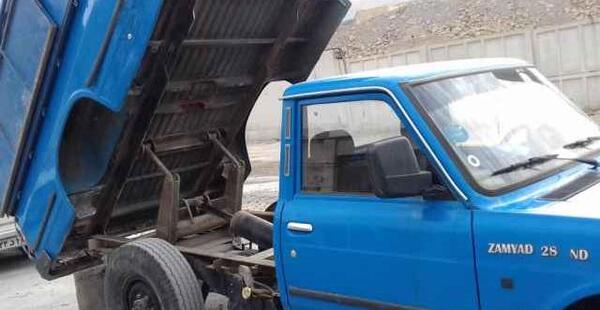 عکس نیسان کمپرسی نخاله