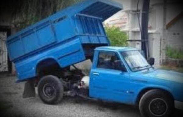 عکس نیسان کمپرسی نخاله