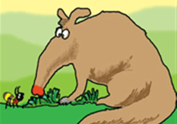 عکس نقاشی مورچه خوار