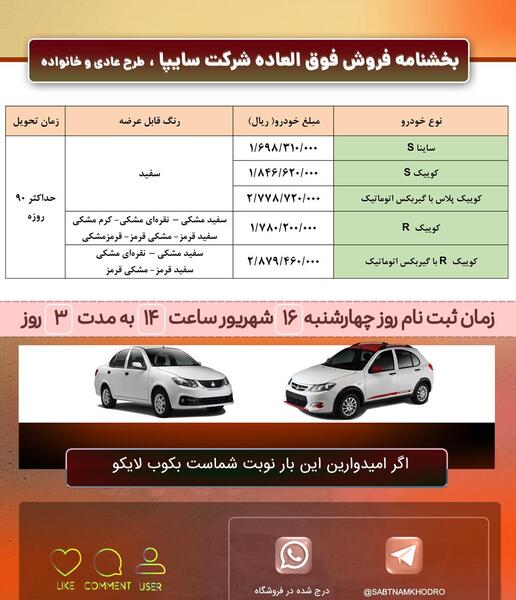 عکس ماشین شاهین قرعه کشی