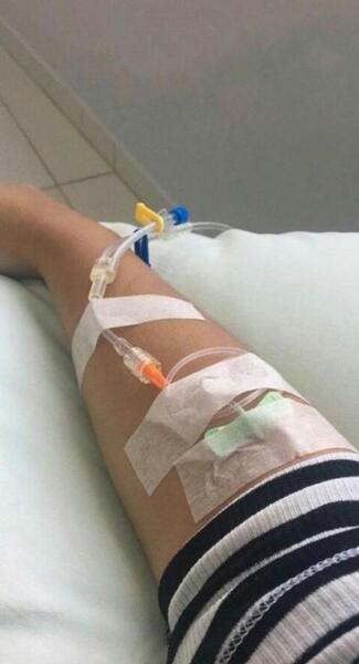 عکس فیک شکستن پا