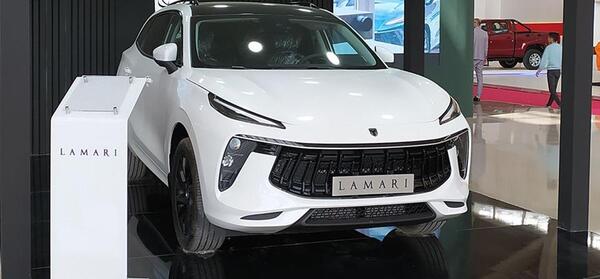 عکس ماشین لاماری آبی