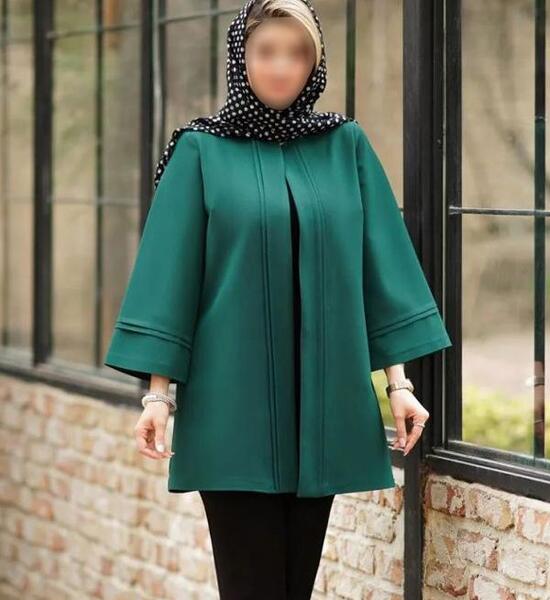 عکس مانتو یقه گرد