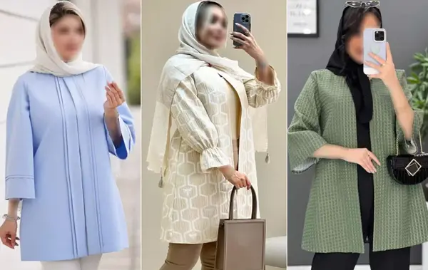 عکس مانتو یقه گرد