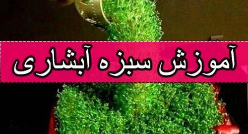 عکس سبزه آبشاری