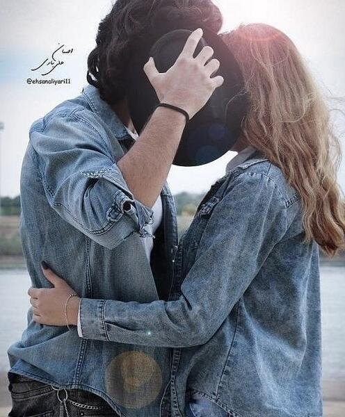 عکس پروفایل دختر پسر لب میگیرن