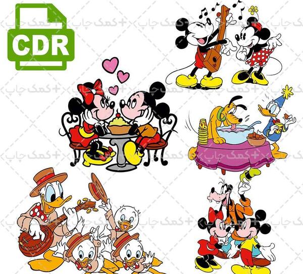 عکس میکی موس وکتور