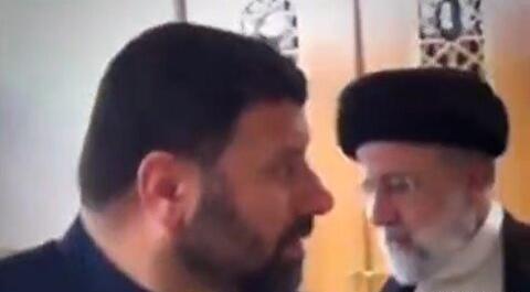 عکس بادیگارد رئیسی که داخل هلیکوپتر بود