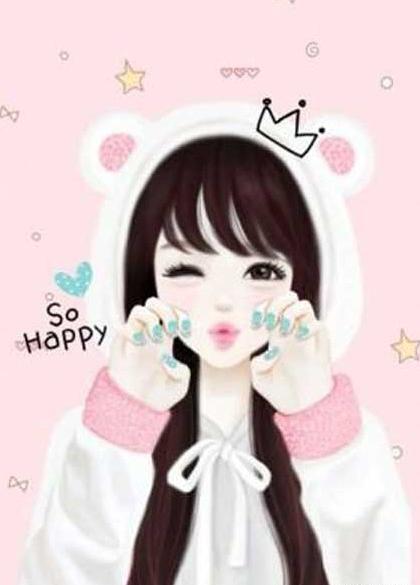 عکس پروفایل دخترونه شاد کارتونی