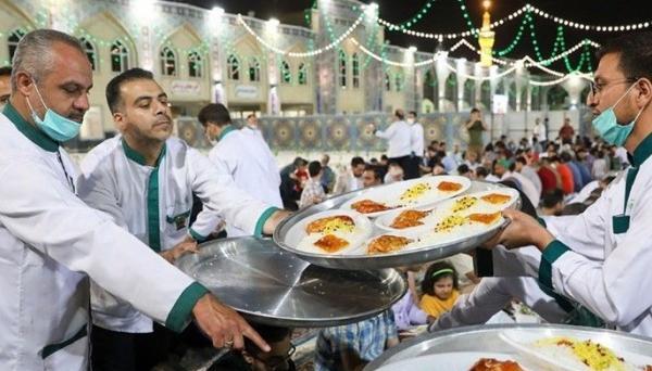 عکس فیش غذای حرم امام رضا