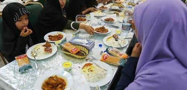 عکس فیش غذای حرم امام رضا