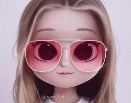 دانلود عکس پروفایل دخترونه کارتونی