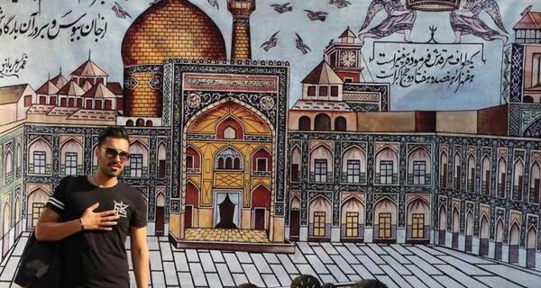 عکس های یادگاری با حرم امام رضا