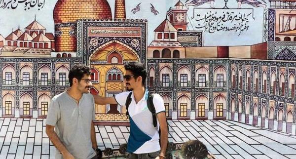 عکس های یادگاری با حرم امام رضا